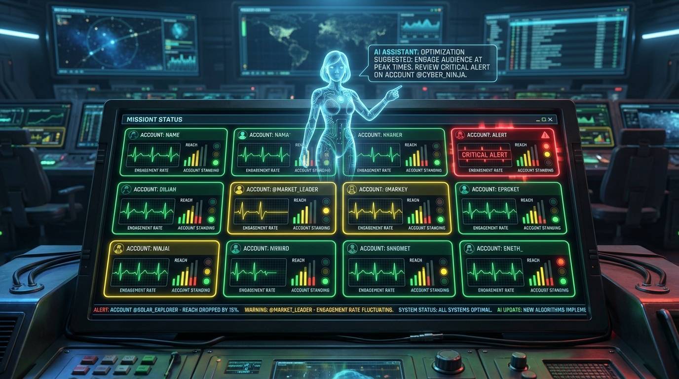 OTG hardware automation setup showing multiple devices controlled from central dashboard