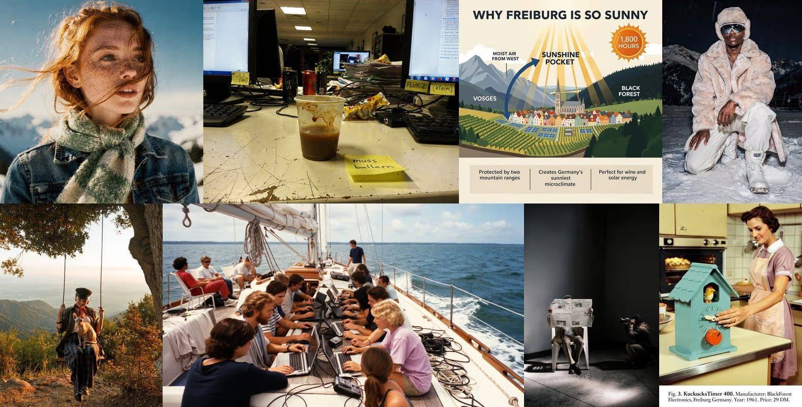 FLUX.2 AI image generation visualization showing JSON prompting and color control