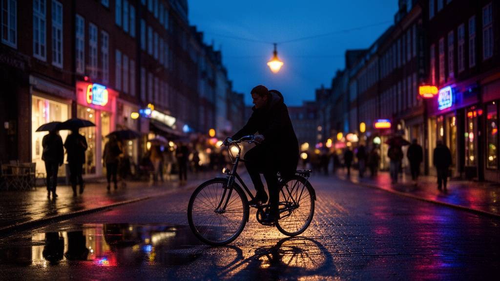 Coffee shop interior scene demonstrating complex scene composition and lighting