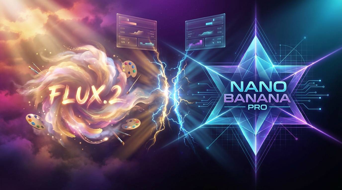 FLUX.2 vs Nano Banana Pro: Side-by-Side Comparison With Real Tests