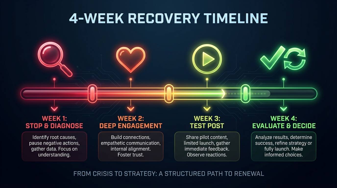 4-week recovery timeline