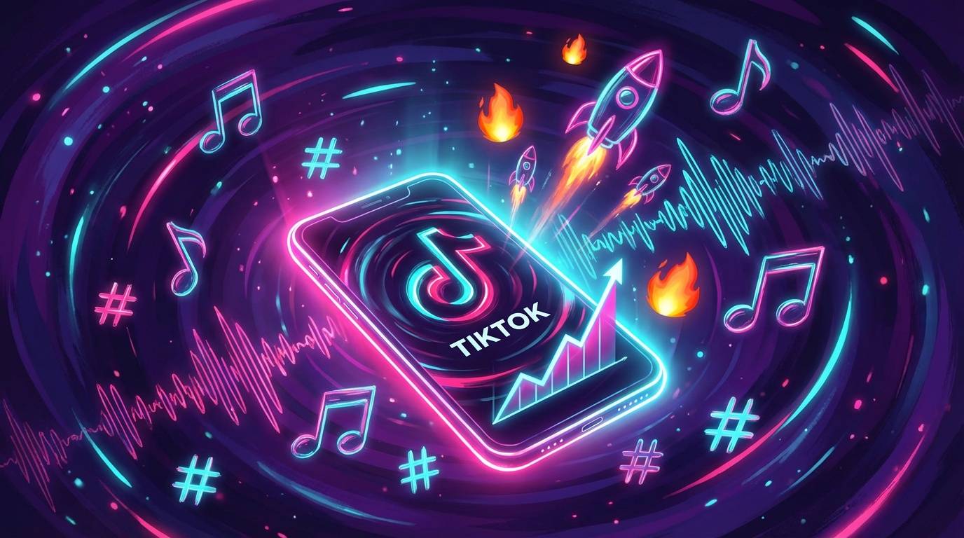 TikTok trending content concept