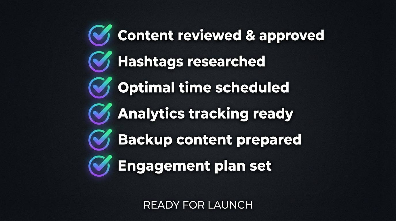 Pre-launch campaign checklist