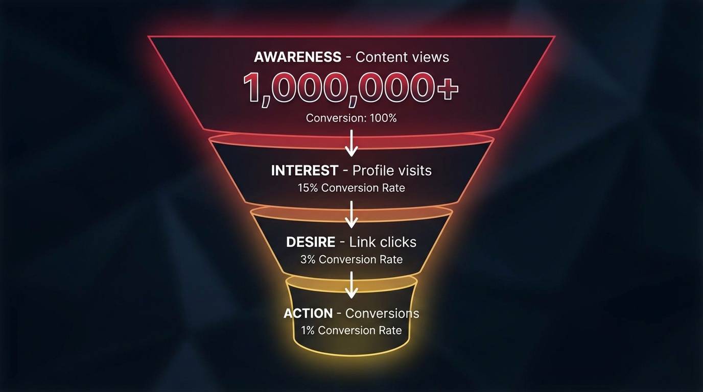 AIDA conversion funnel