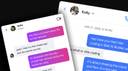 Relatable fake chats